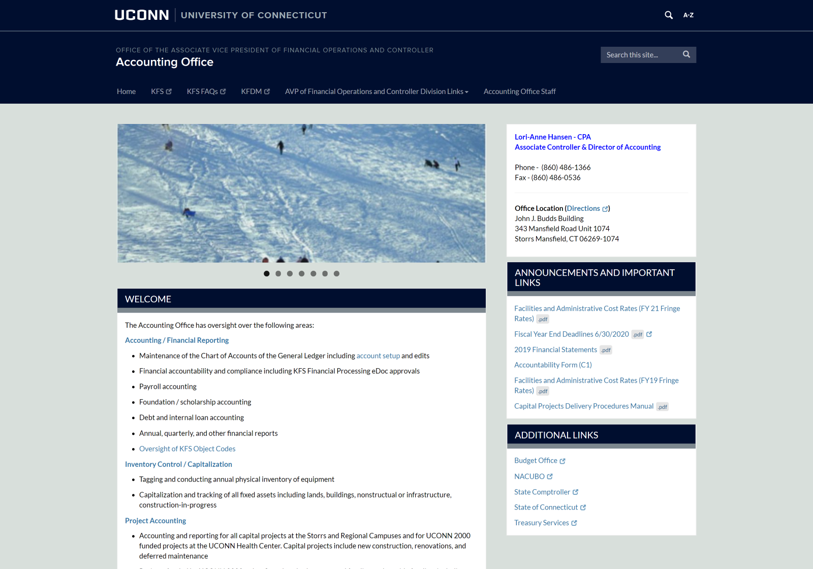 Desktop view of the Prudence 2018 website